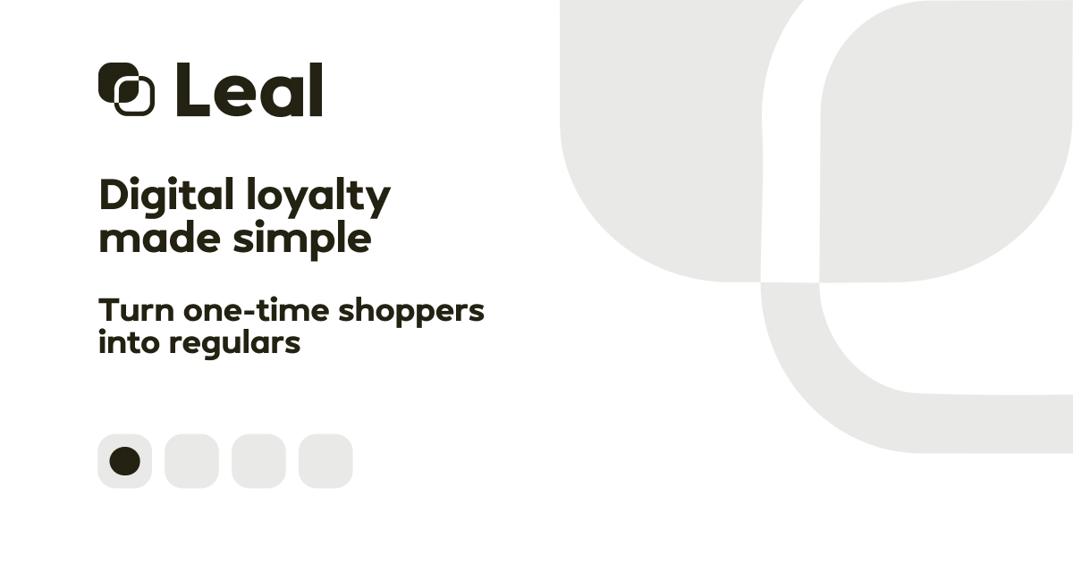 Leal - Digital loyalty cards for small businesses